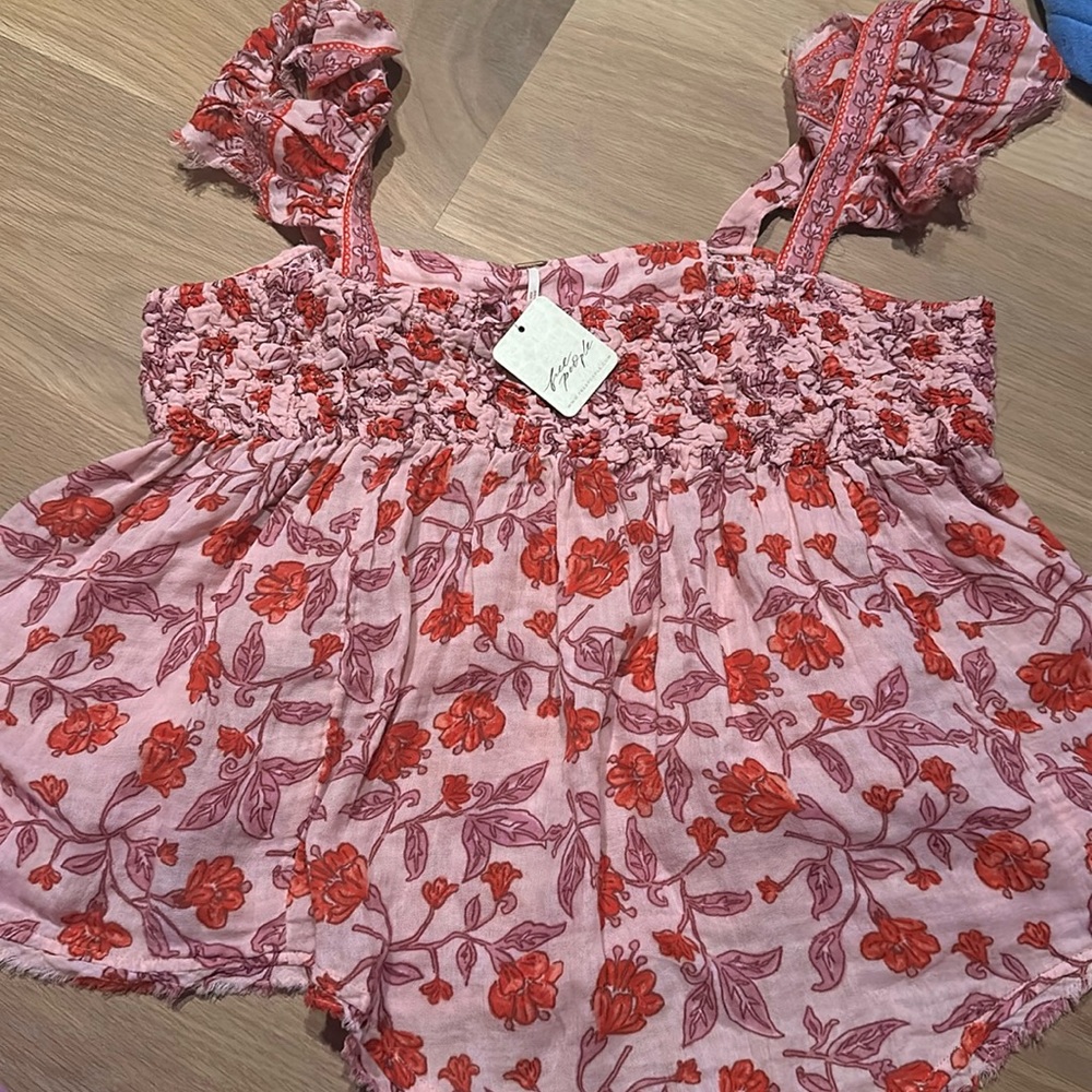 Free People Nala Printed Babydoll